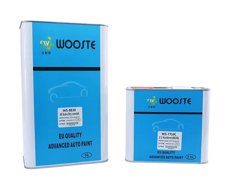 Лак акриловый WOOSTE, 5л + отвердитель 2.5 л