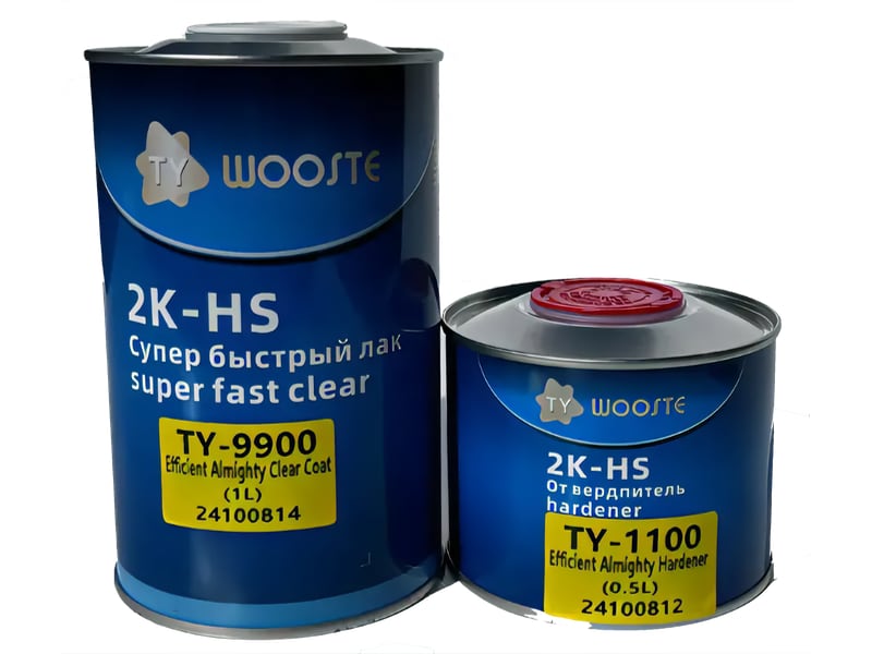 Супер быстрый лак TY 9900 wooste 1 л + отвердитель 0,5 л